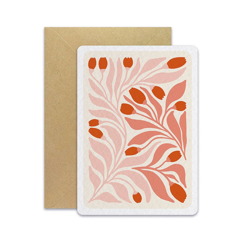 Carte FLORAL TULIPES