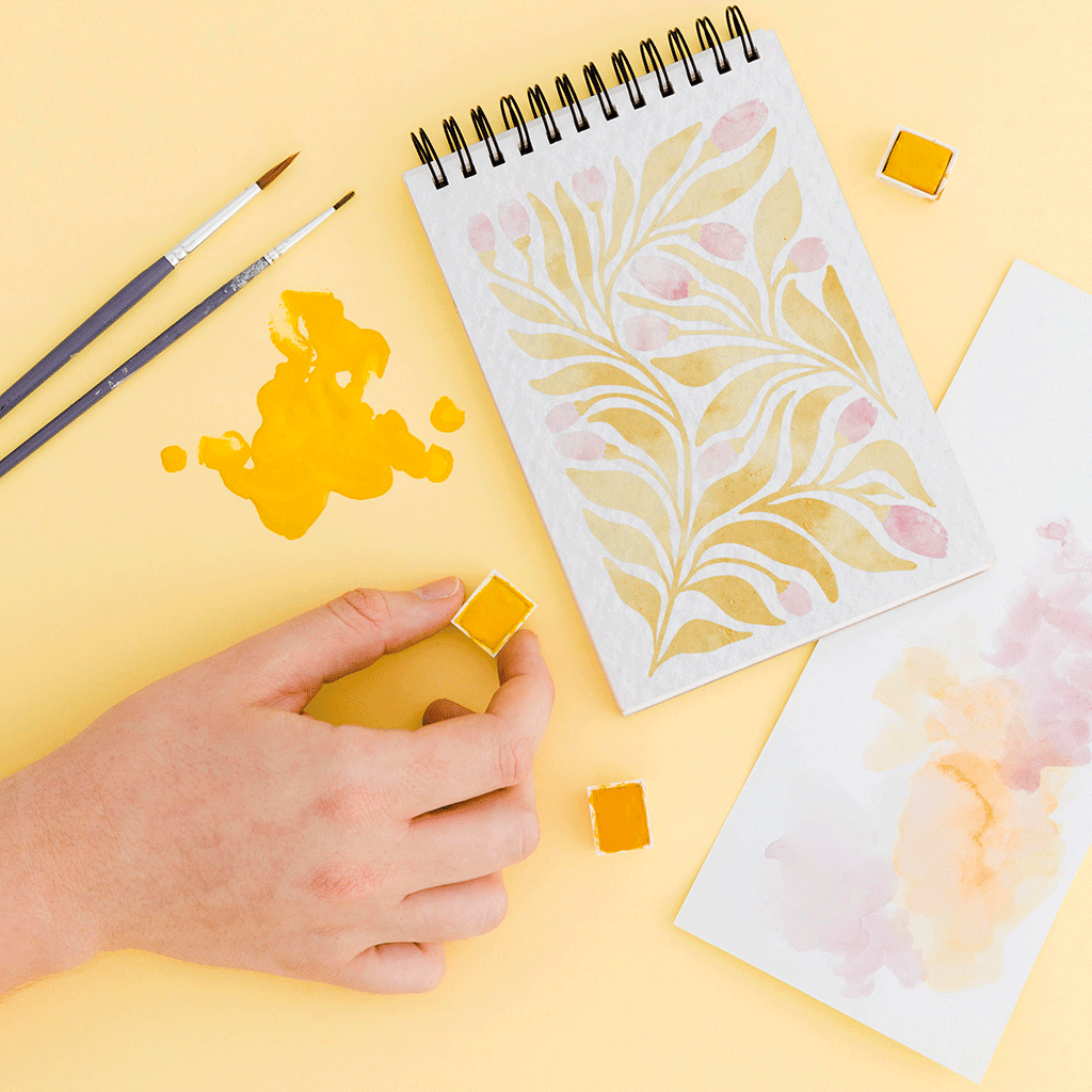 Carnet de coloriage A6 - FLORAL #1