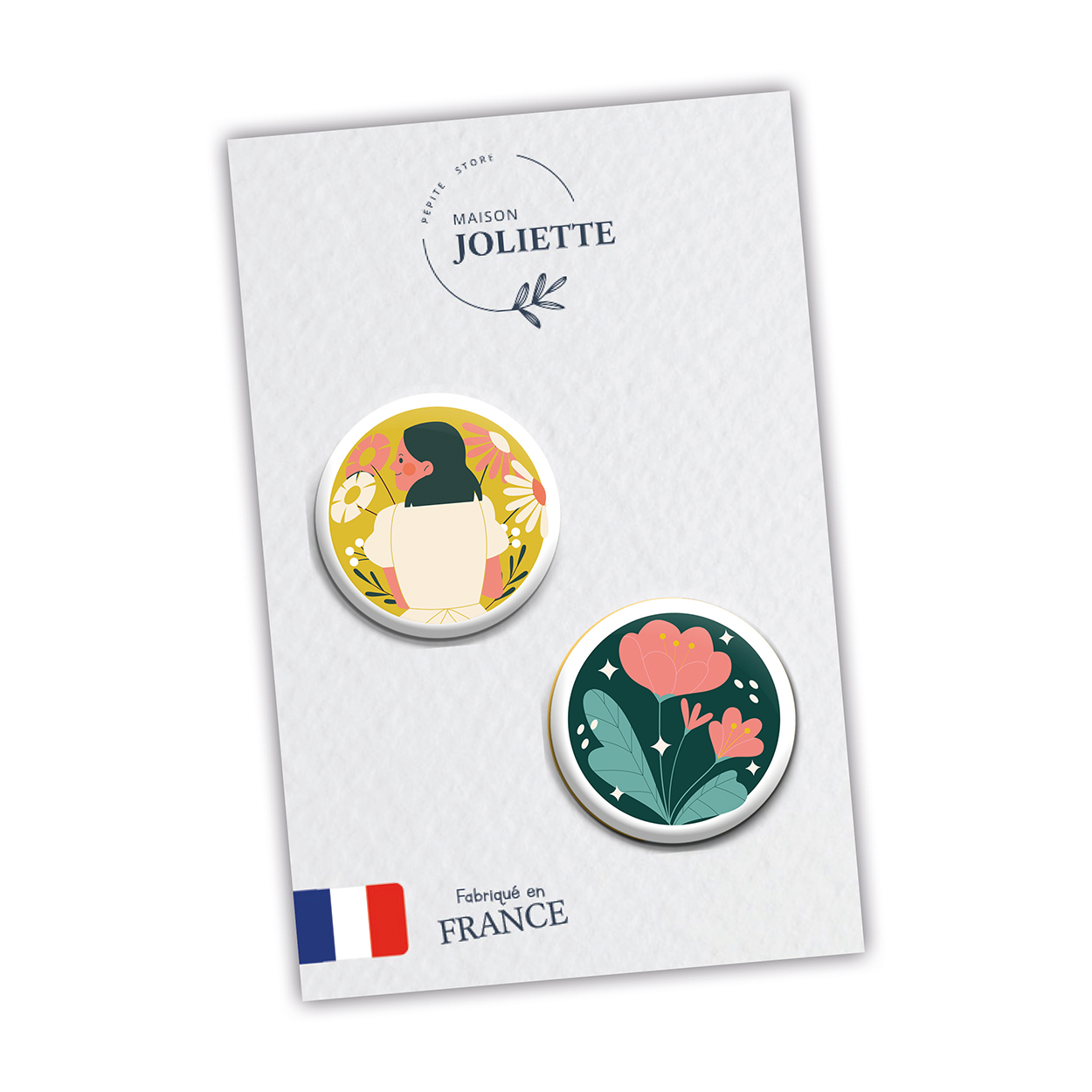 Magnets AU JARDIN - Lot de 2
