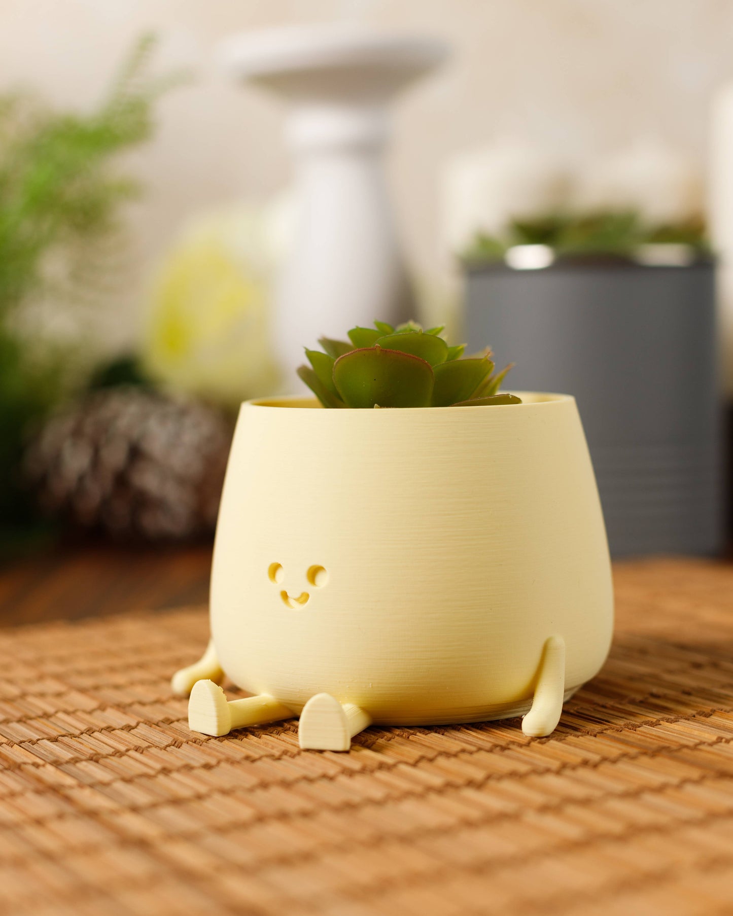 HAPPY POT - Jaune amande