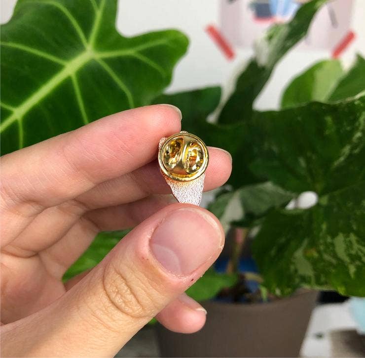 Pin's émaillé - FEUILLE FRYDEK