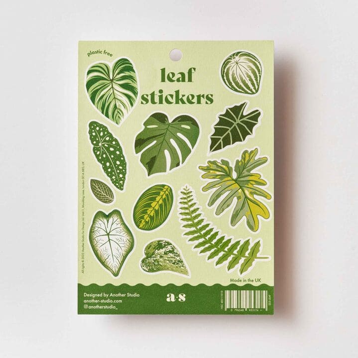 Stickers planche - FEUILLES PLANTES D'INTERIEUR