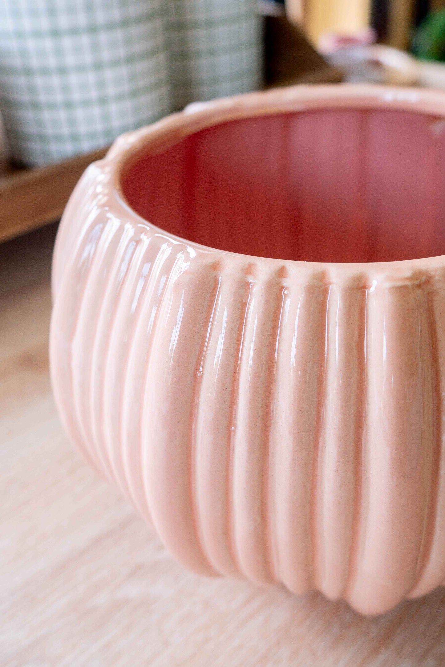 Cache-pot ROND SAUMON