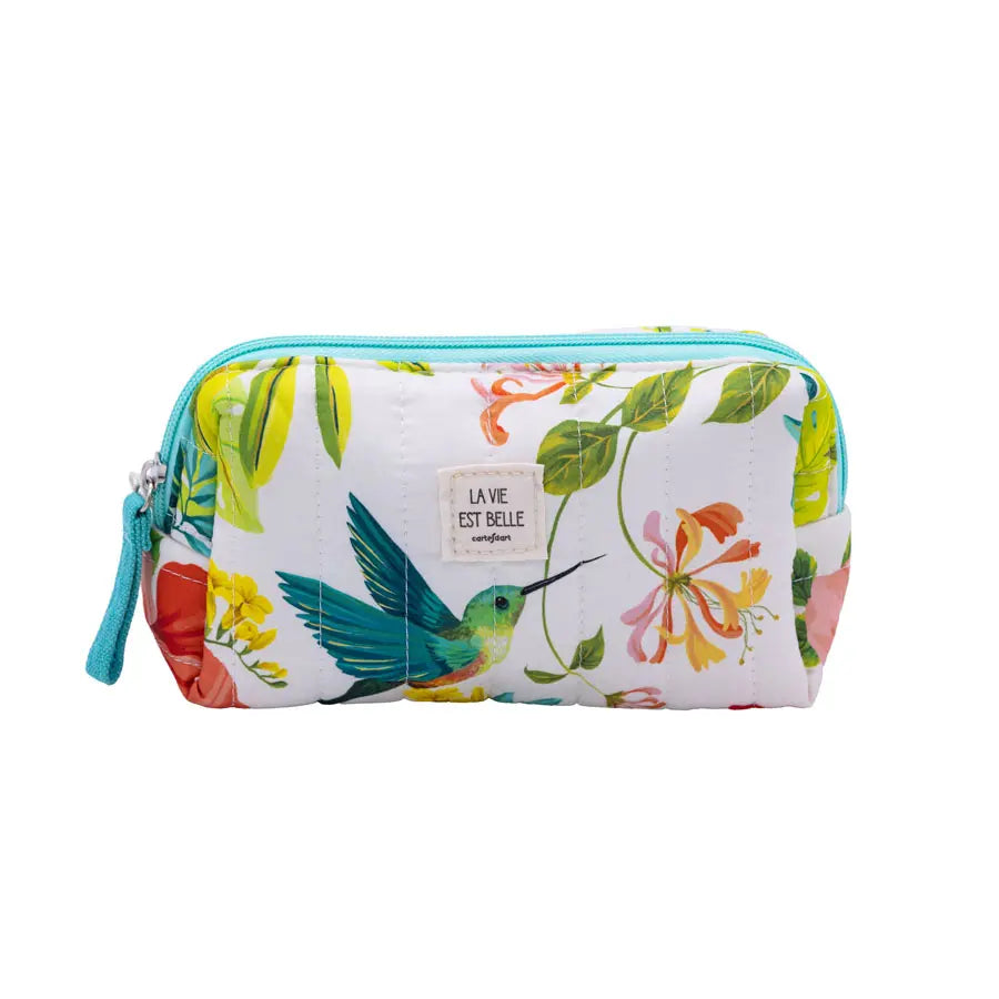 Petite trousse matelassée COLIBRI