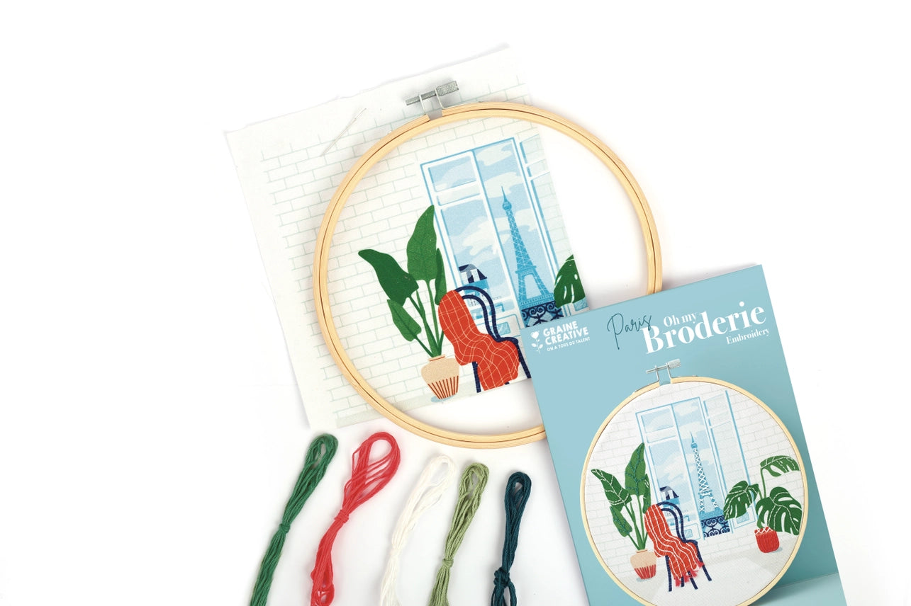 Kit broderie partielle PARIS