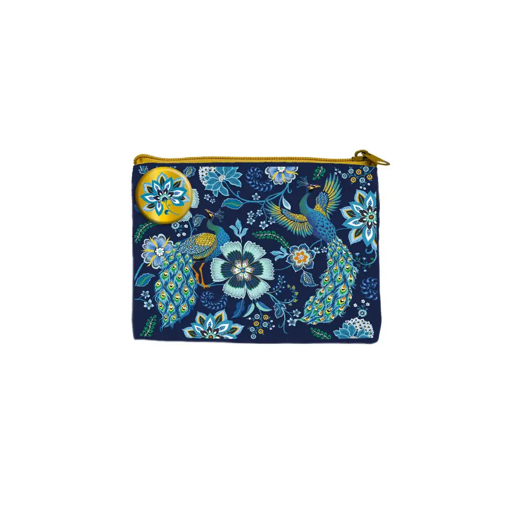 Mini pochette PAONS du CACHEMIRE