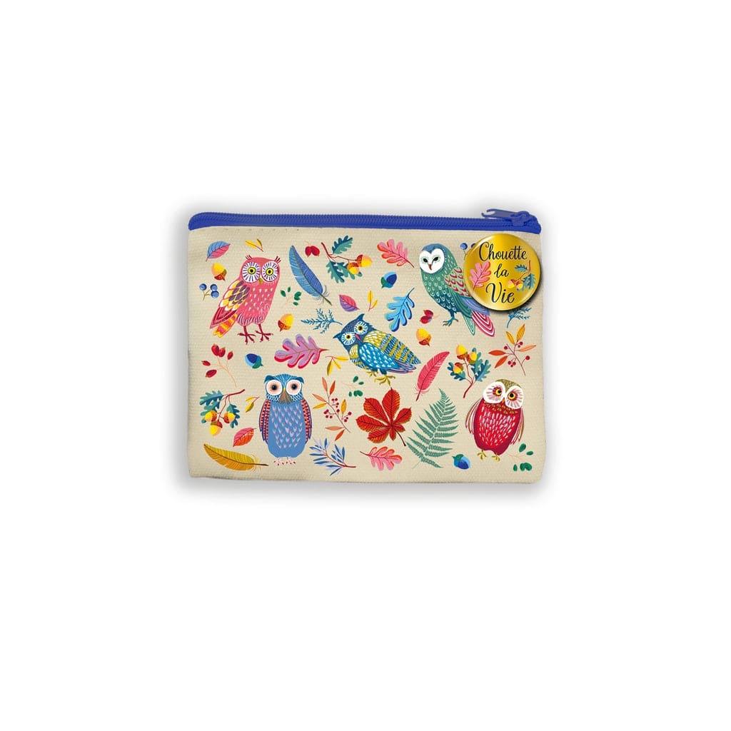 Mini pochette CHOUETTE LA VIE