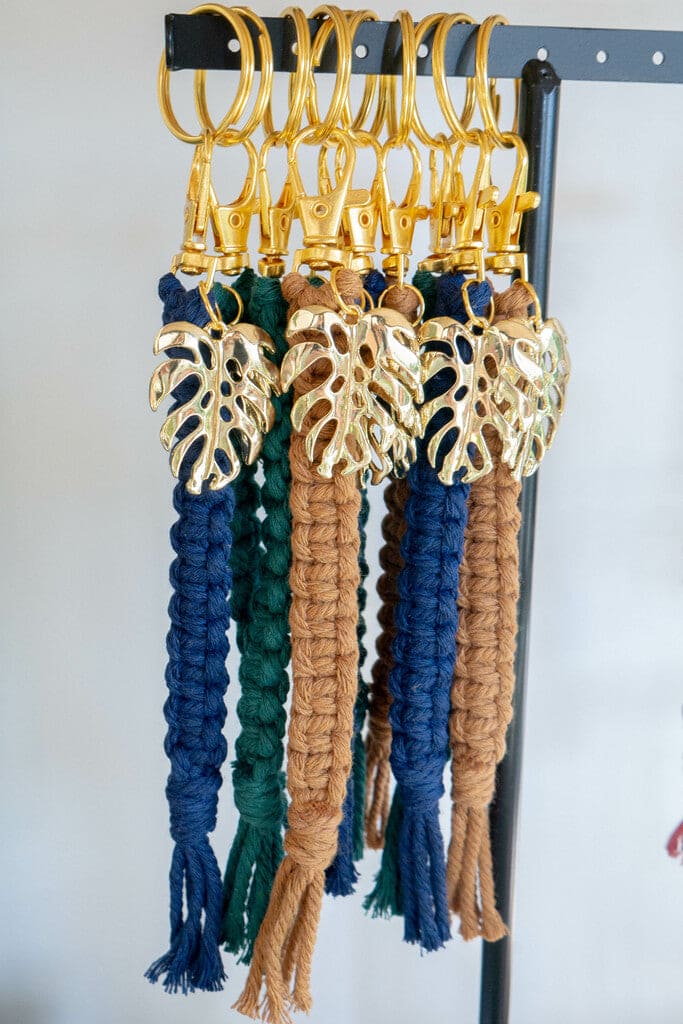 Porte clés NOEUD MONSTERA