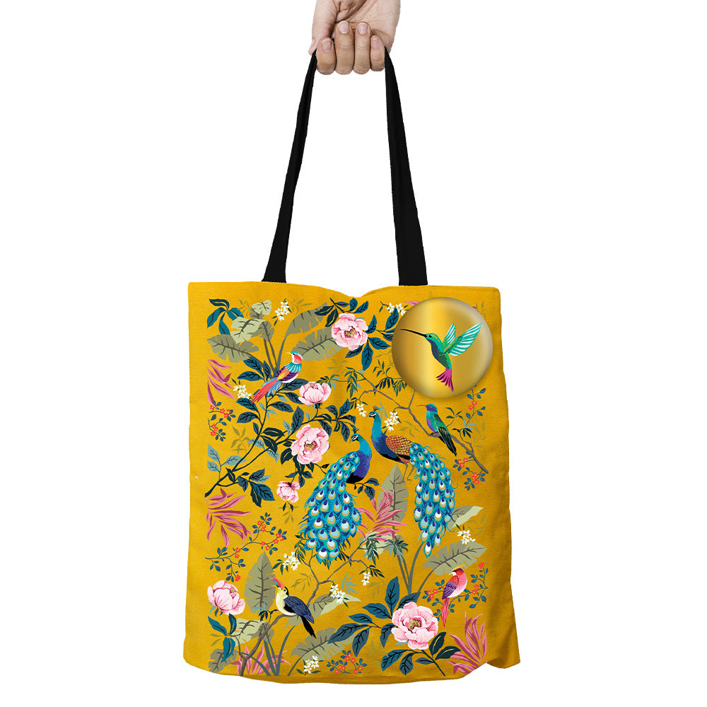 Sac tote bag PAONS EXOTIQUES