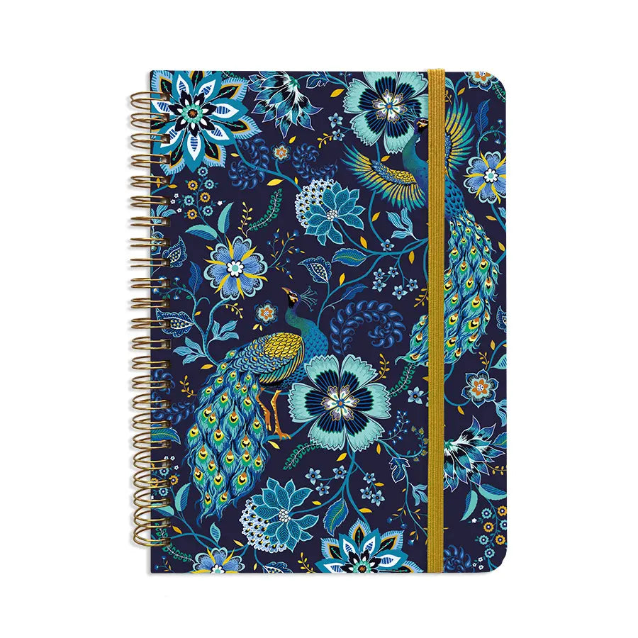 Carnet à spirales A5 PAONS du CACHEMIRE