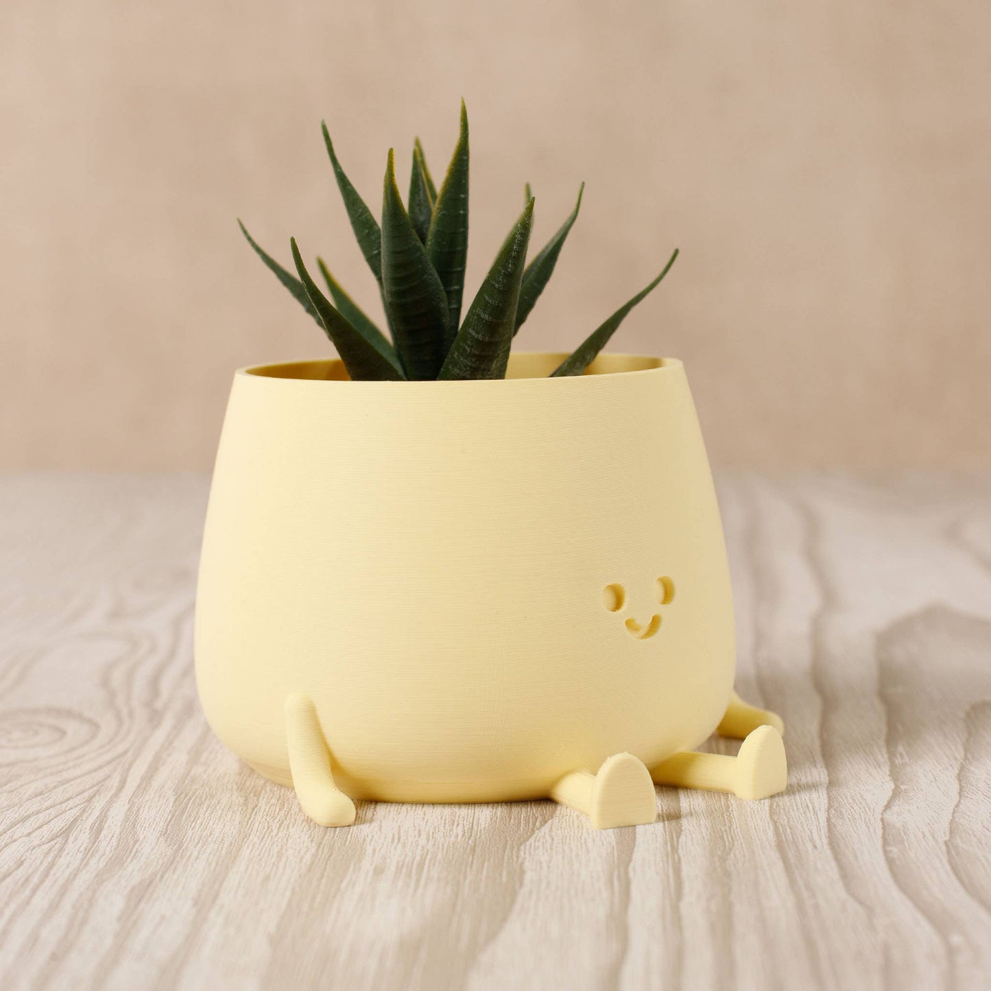 HAPPY POT - Jaune amande