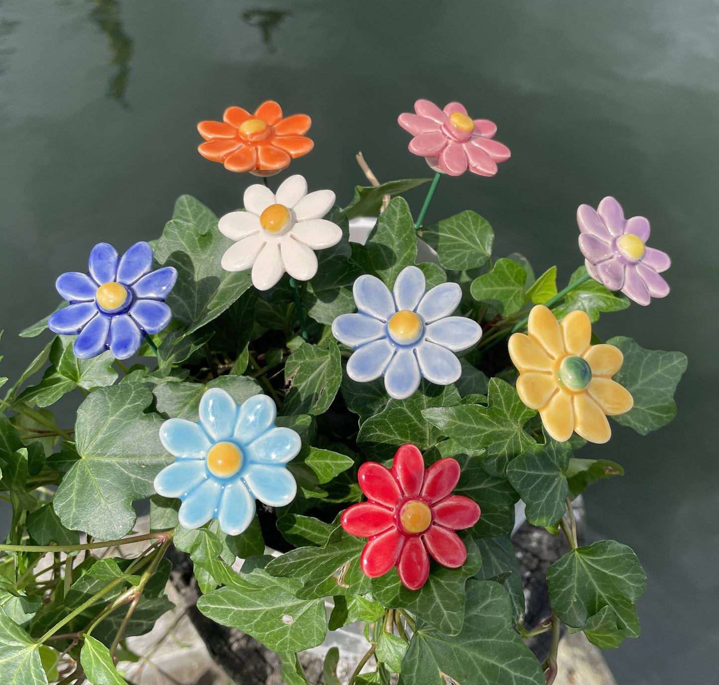 Fleurs en céramique MARGUERITE