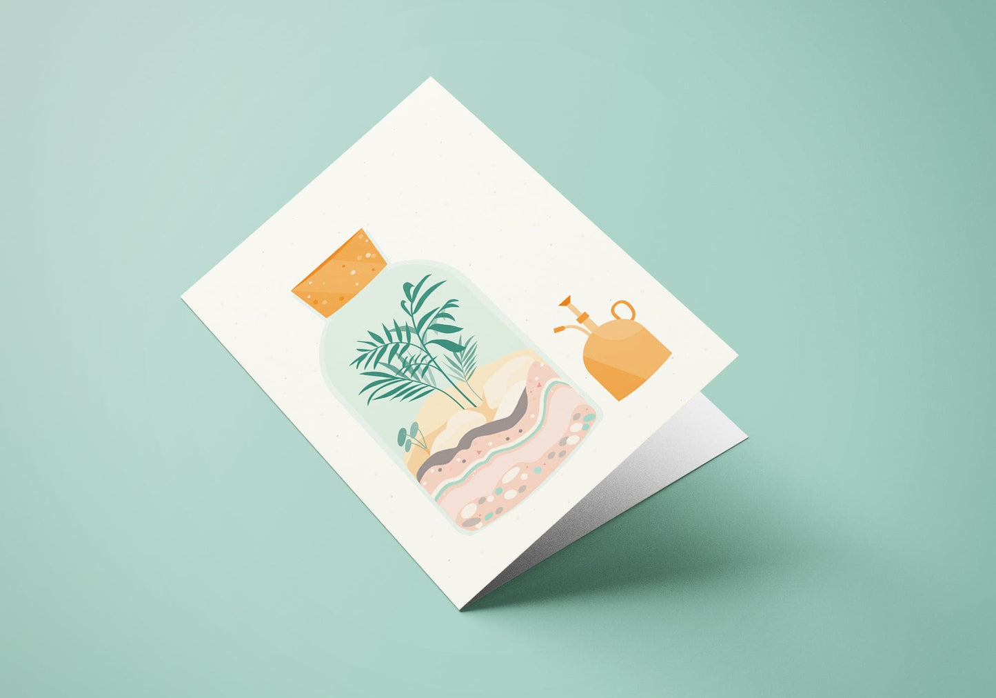 Mini carte double - Terrarium
