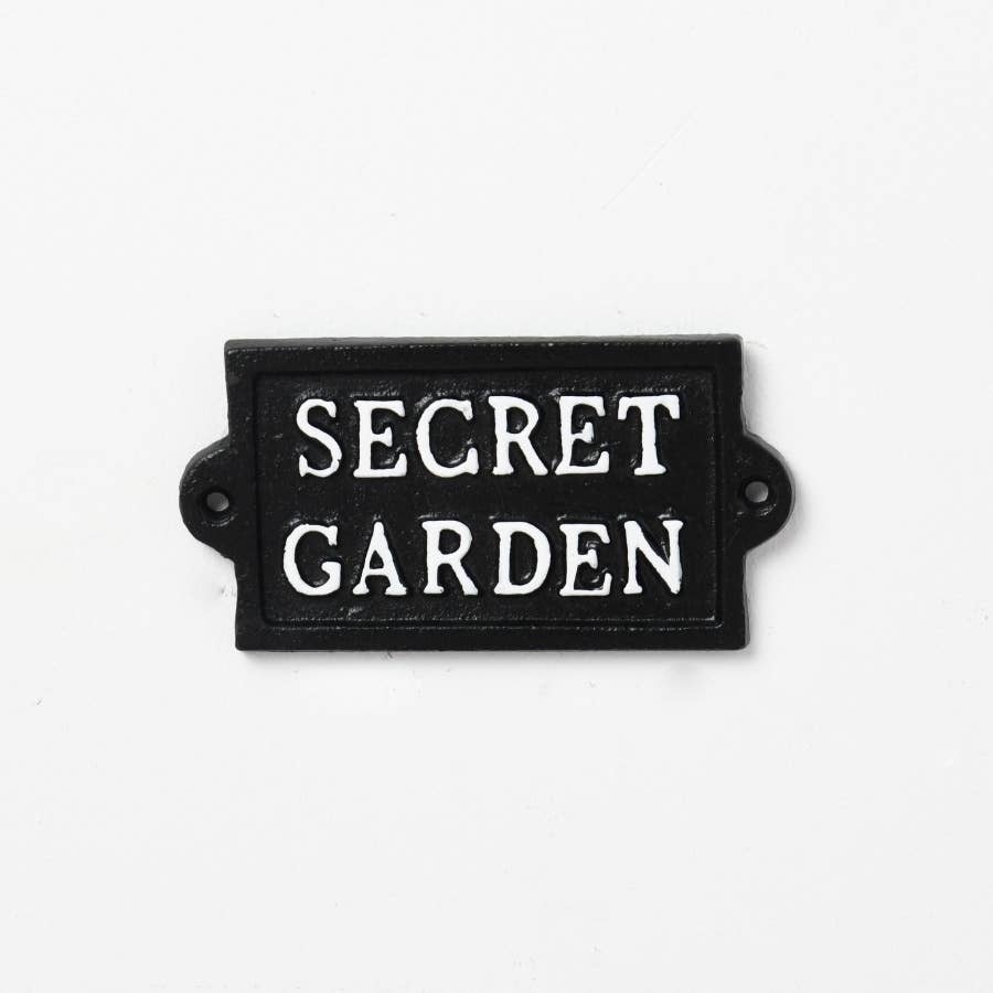 Plaque SECRET GARDEN