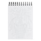 Carnet de coloriage A6 - FLORAL #2