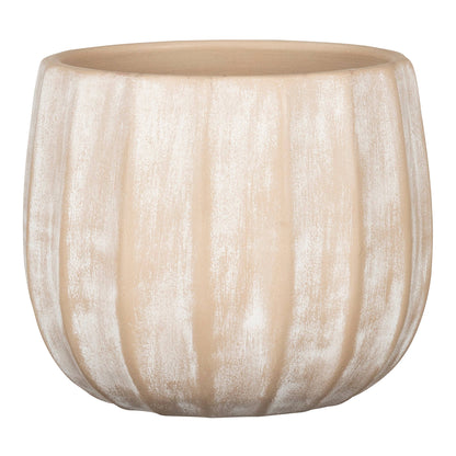 Cache pot WASHED CREAM