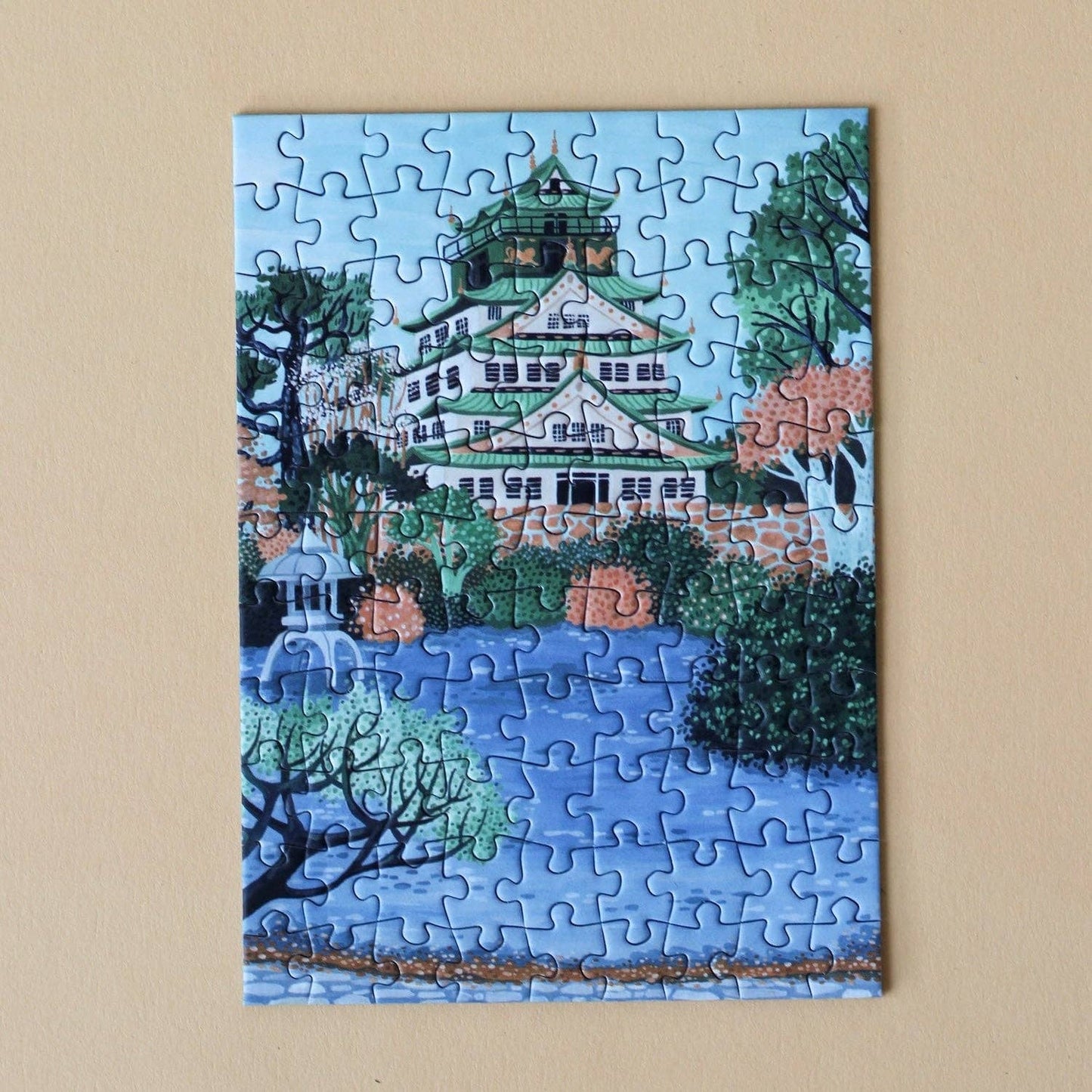 Mini puzzle CHÂTEAU D'OSAKA - Piecely - 99 pièces