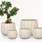 Cache pot WASHED CREAM