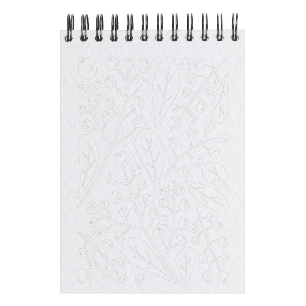Carnet de coloriage A6 - FLORAL #1