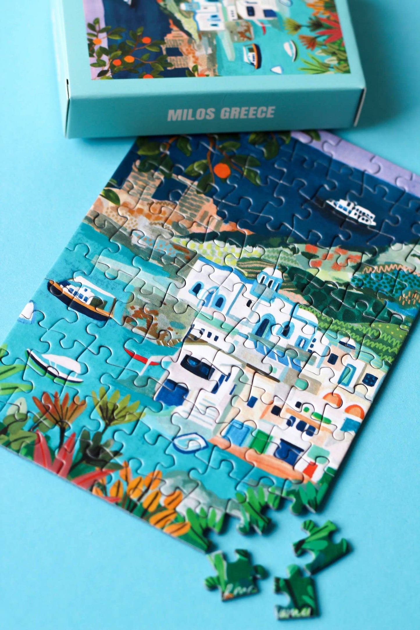 Mini puzzle MILOS EN GRECE - Piecely - 99 pièces