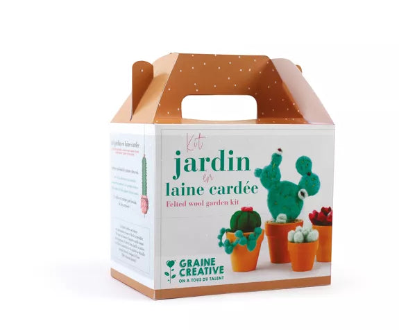 Kit Laine cardée JARDIN