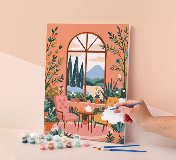 Peinture au numéro - JARDIN D'HIVER