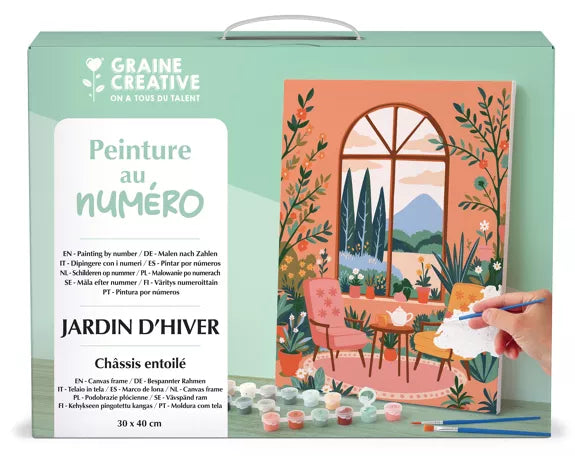 Peinture au numéro - JARDIN D'HIVER