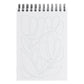 Carnet de coloriage A6 - FLORAL #2