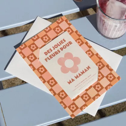 Carte à semer - DES JOLIES FLEURS POUR MAMAN