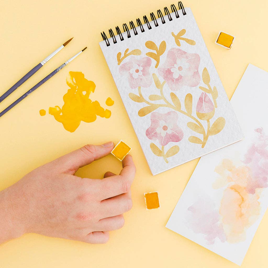 Carnet de coloriage A6 - FLORAL #2
