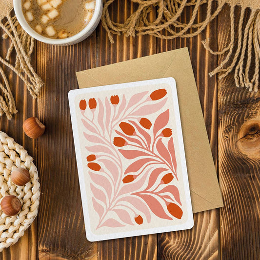 Carte FLORAL TULIPES