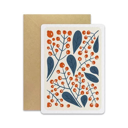 Carte FLORAL BAIES