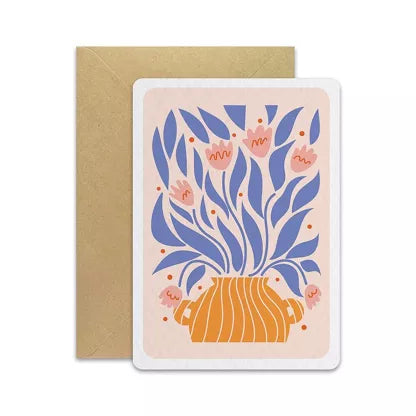 Carte VASE ORANGE