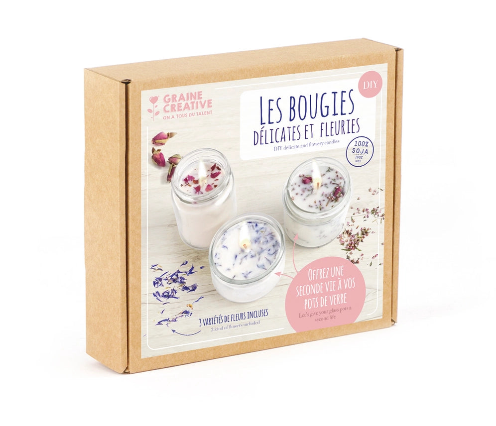 Kit BOUGIES FLEURIES