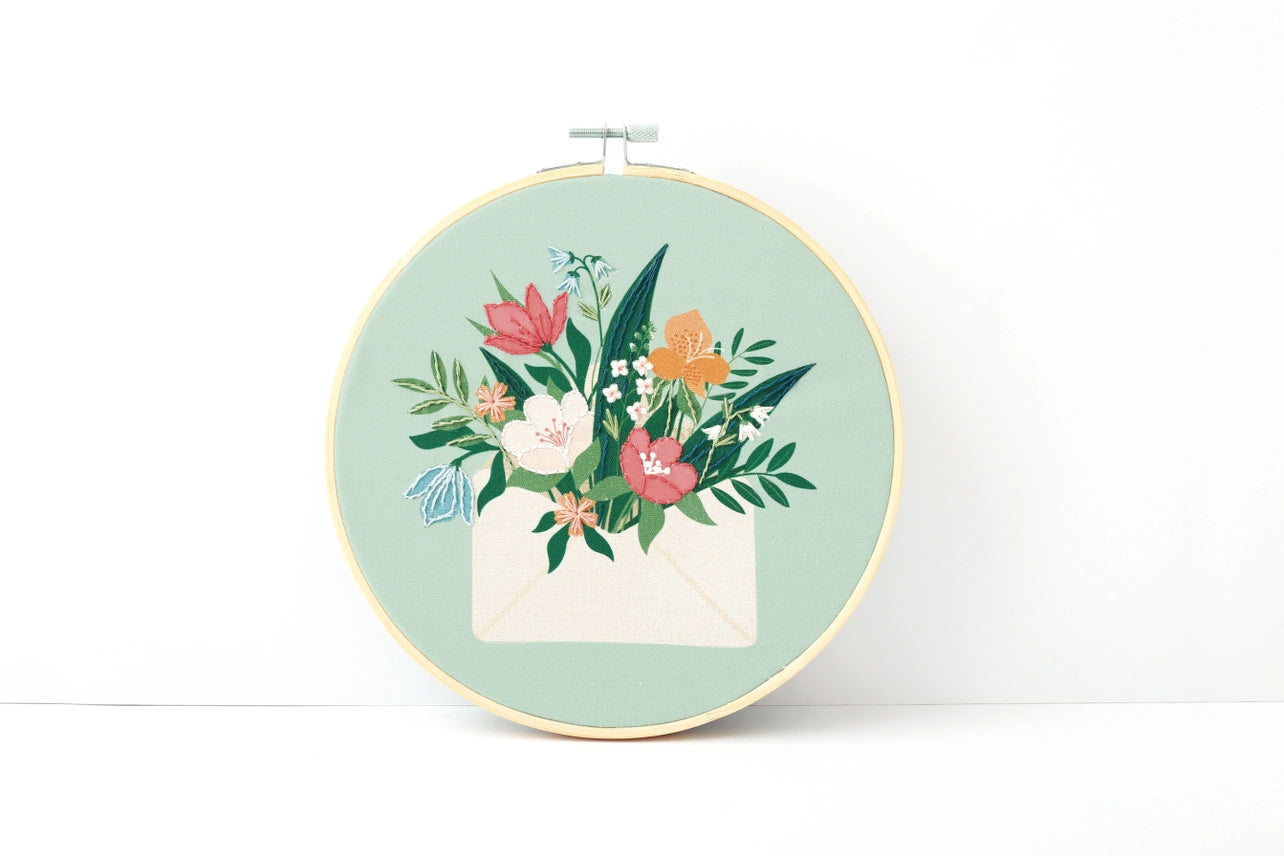 Kit broderie partielle BOUQUET