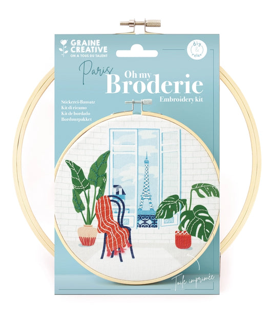 Kit broderie partielle PARIS