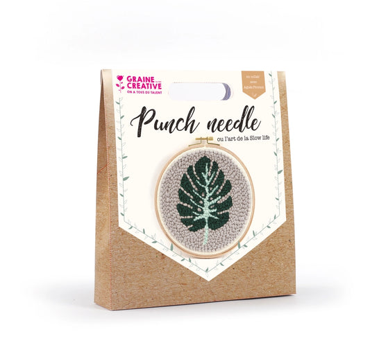 Kit punch needle - FEUILLE
