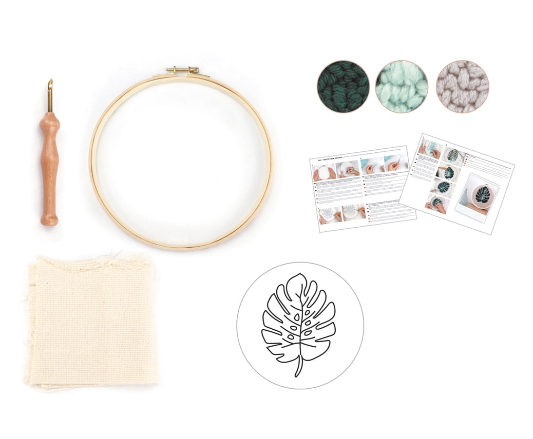 Kit punch needle - FEUILLE