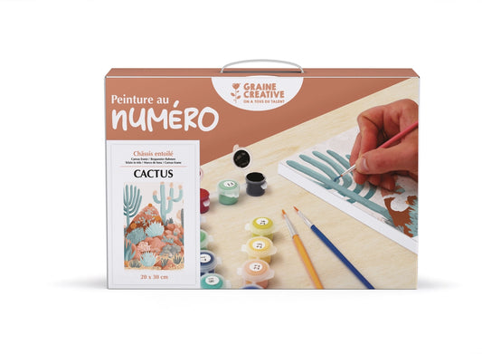 Peinture au numéro - CACTUS