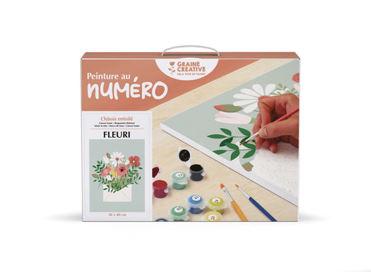 Peinture au numéro - FLEURI