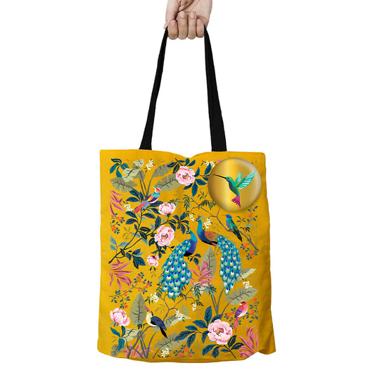 Sac tote bag PAONS EXOTIQUES