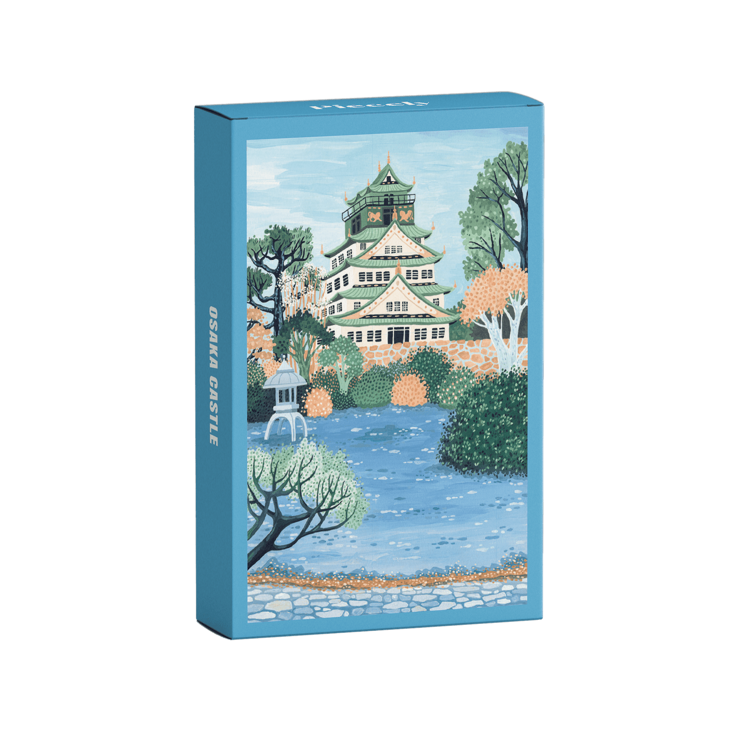 Mini puzzle CHÂTEAU D'OSAKA - Piecely - 99 pièces