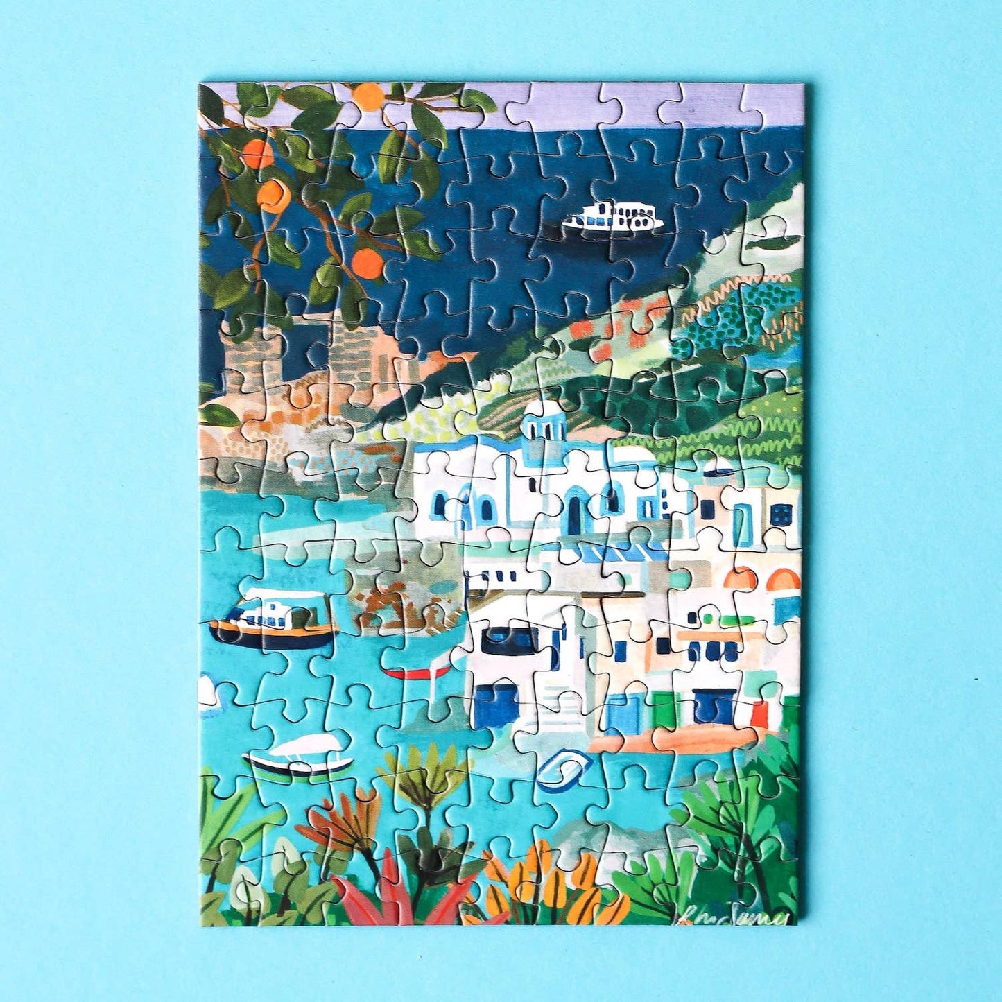 Mini puzzle MILOS EN GRECE - Piecely - 99 pièces